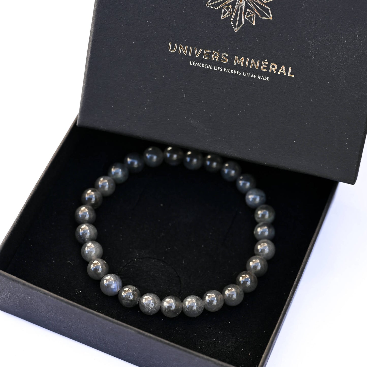 Bracelet Labradorite véritable 6mm