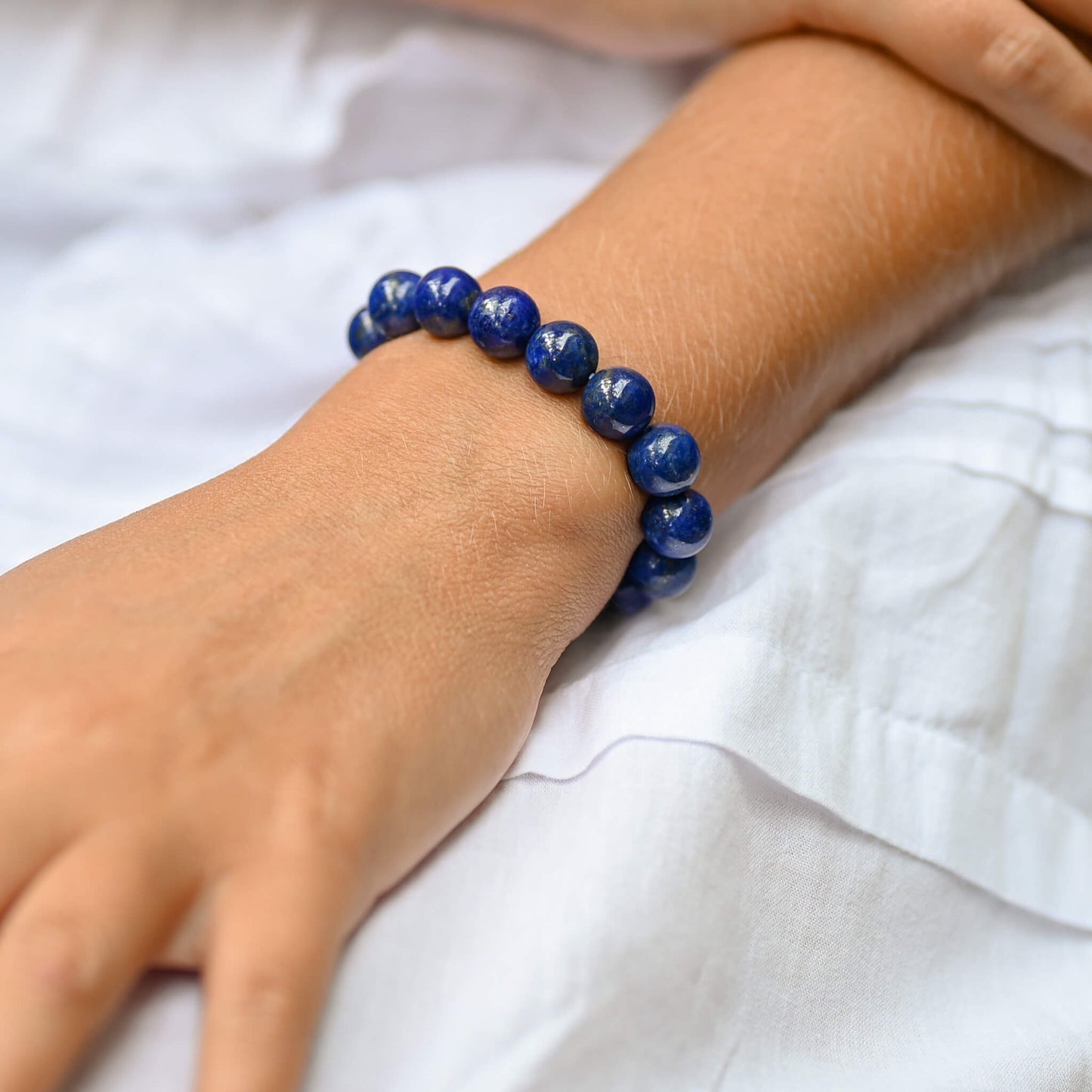 Bracelet Lapis-lazuli 10mm