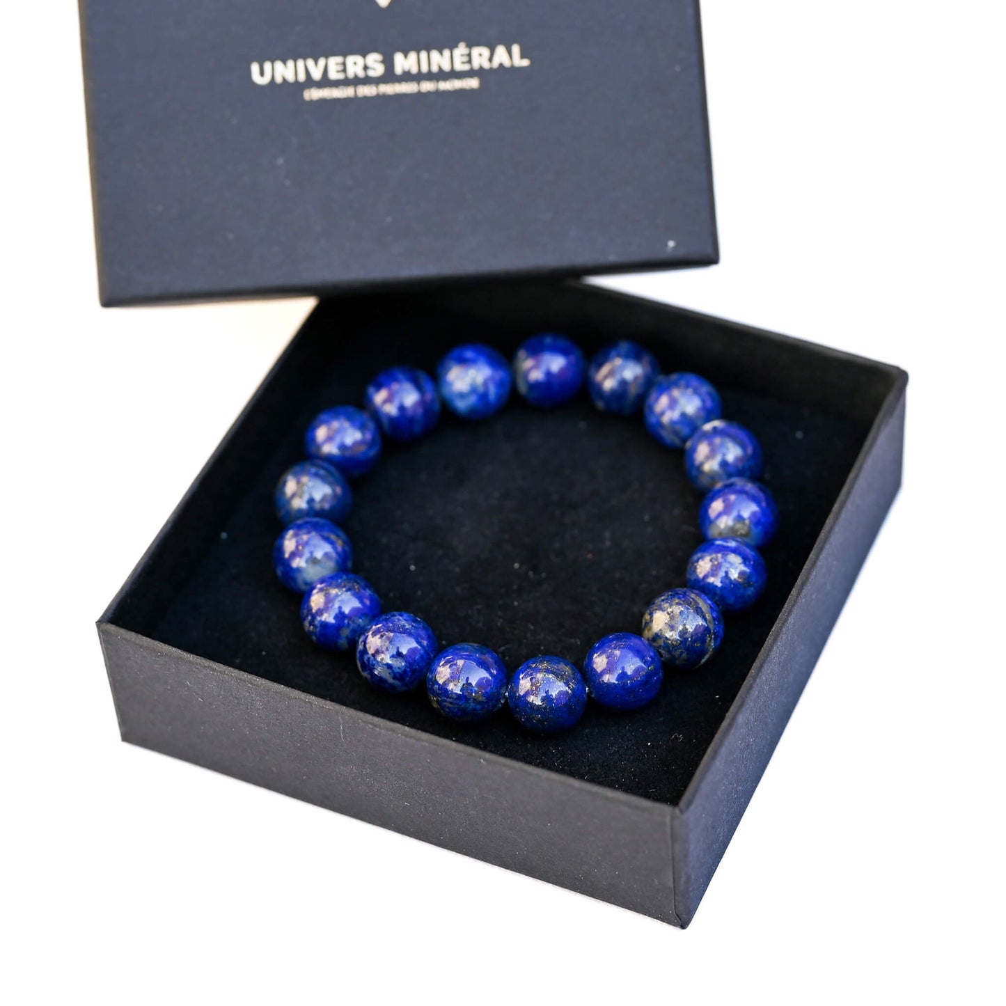 Bracelet Lapis-lazuli 10mm