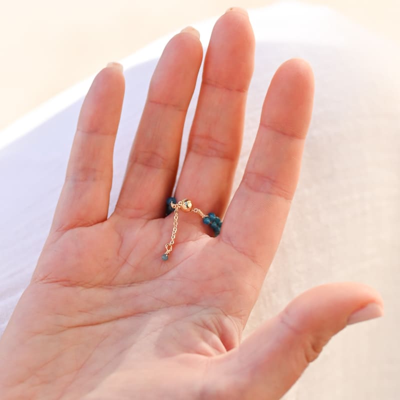 Apatite Bleue Bague