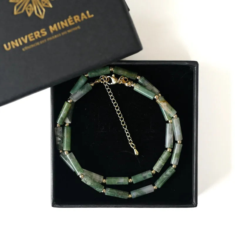 Collier Agate mousse