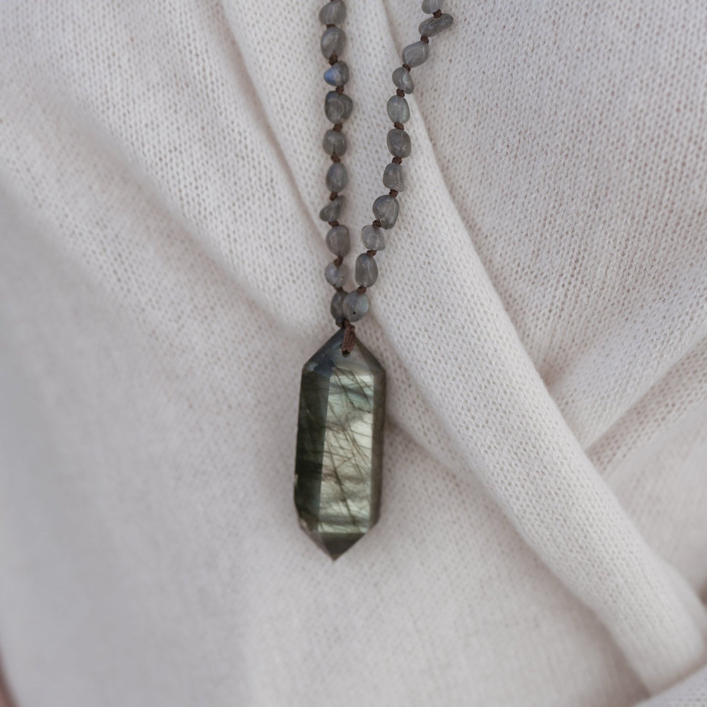 Collier Mala Labradorite