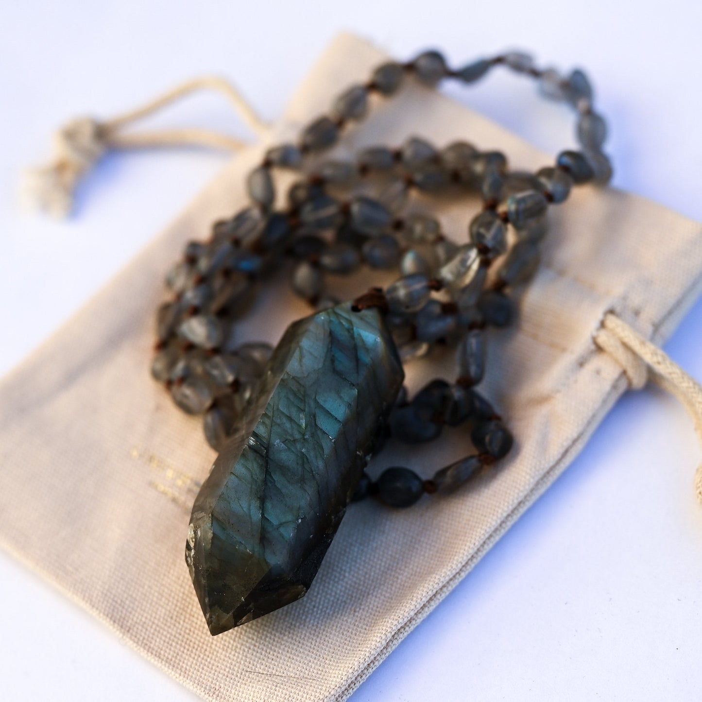 Collier Mala Labradorite