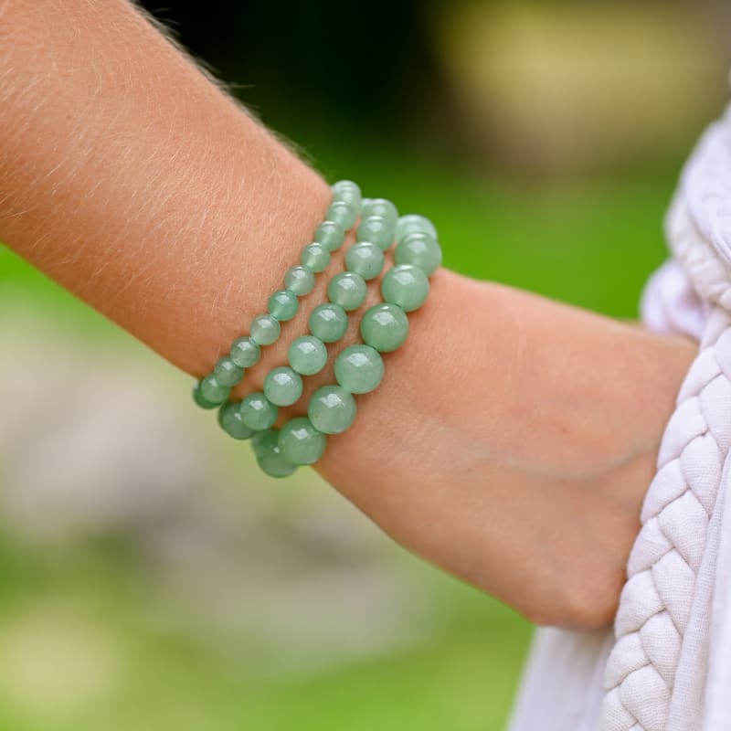 Bracelet Aventurine boule 10mm | Grossiste Pierre Naturelle
