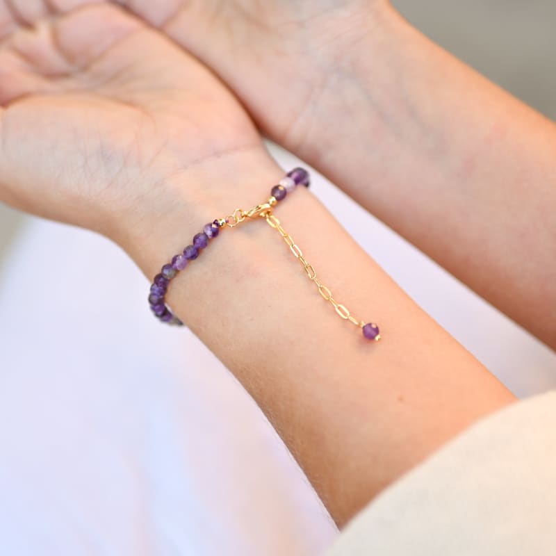 Bracelet Pierre d'Améthyste | Grossiste Pierre Naturelle
