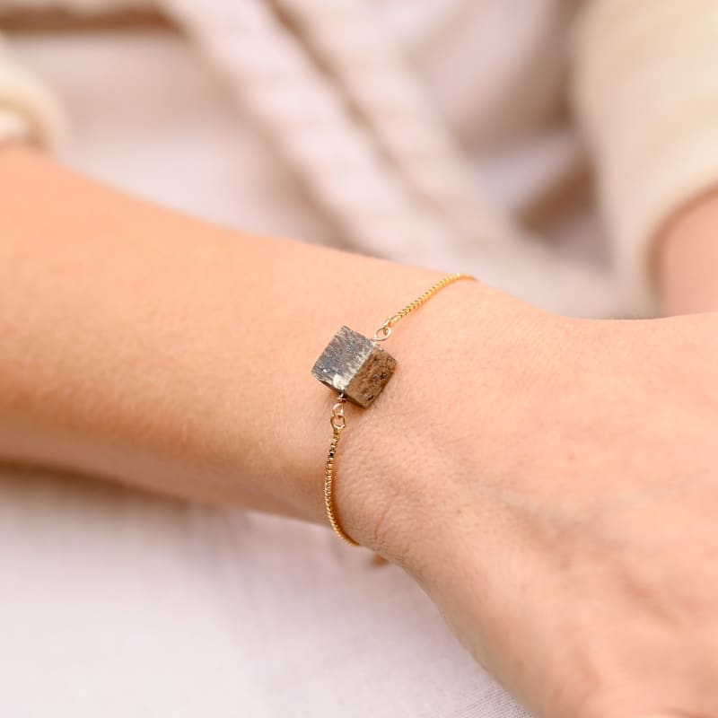 Bracelet Pyrite brute | Grossiste Bijoux