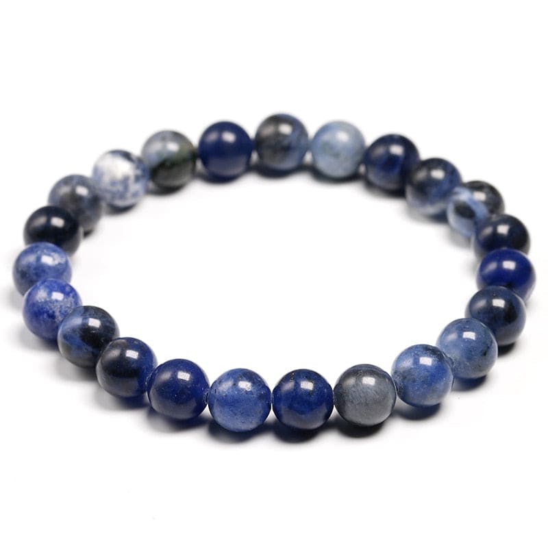 Bracelet Sodalite boule 8mm | Grossiste Pierre Naturelle