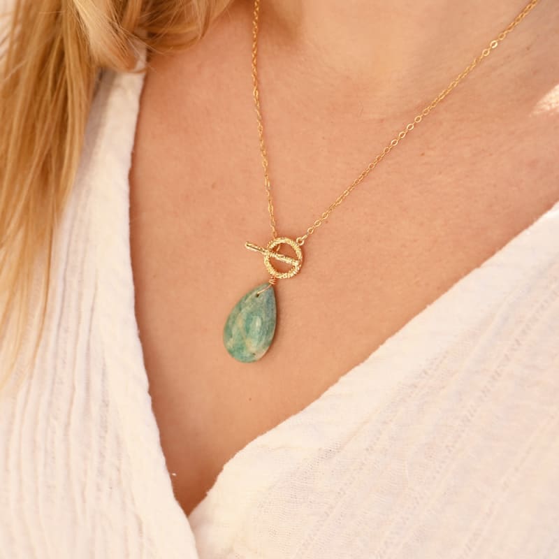 Collier Amazonite Femme | Grossiste Pierre Naturelle