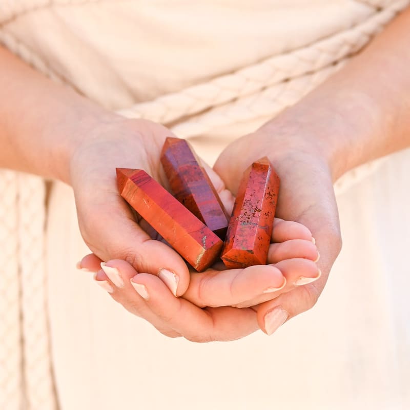 Pointe Jaspe Rouge | Grossiste Pierre Naturelle