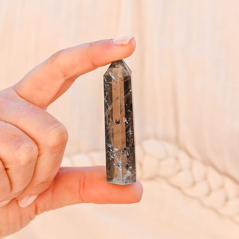 Quartz fumé pointe