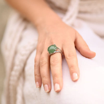 Bague Aventurine Lithothérapie