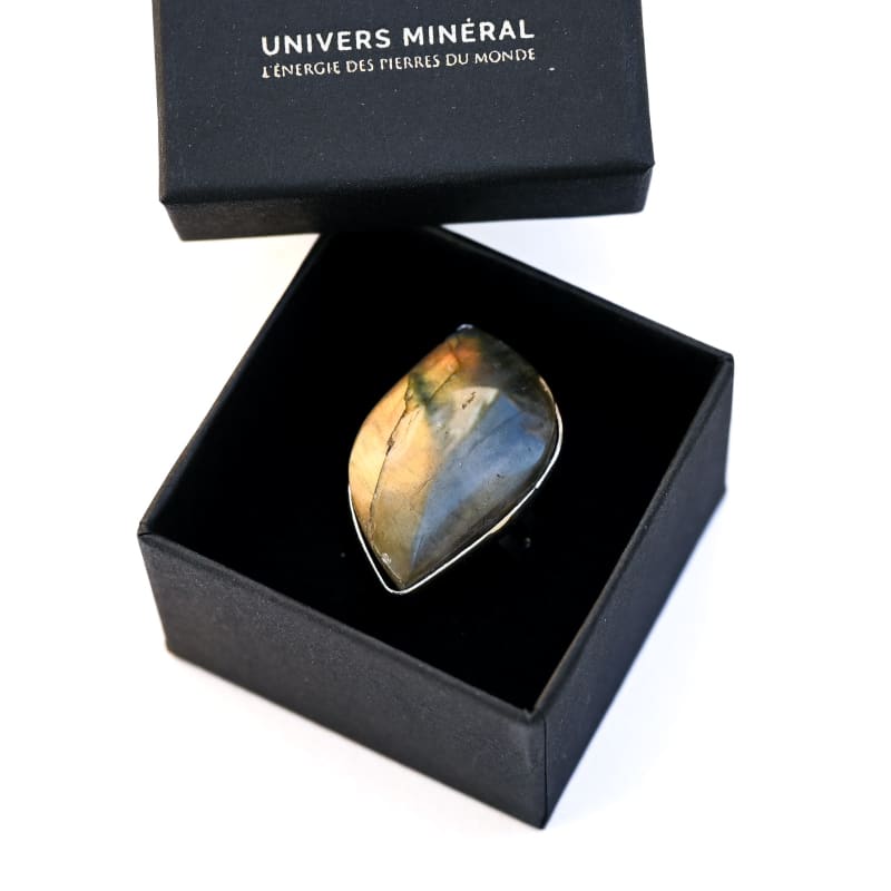 Bague labradorite argent