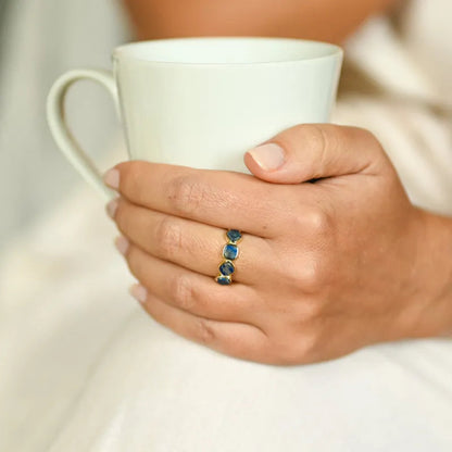 Bague Lapis lazuli femme