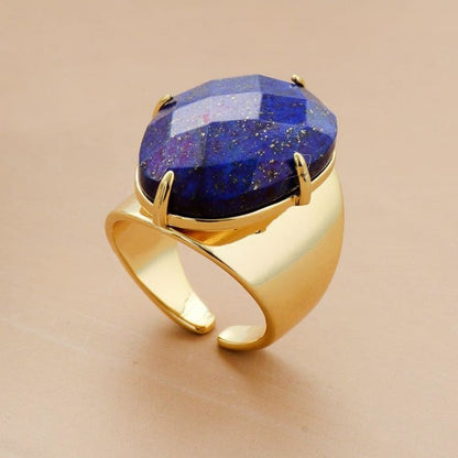 Bague Lapis Lazuli - Médaillon