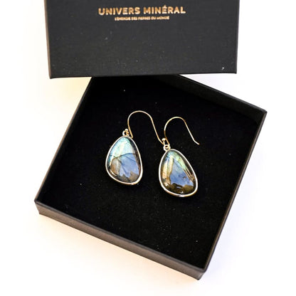 Boucles d'oreilles Labradorite