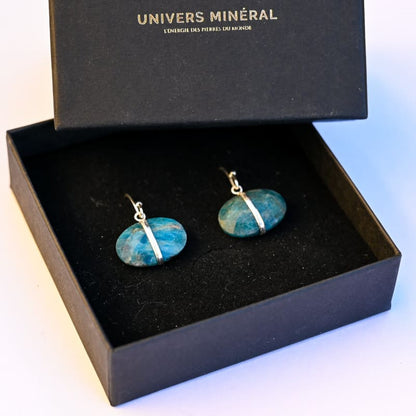 Boucles d'oreilles en apatite