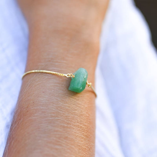 bracelet-aventurine-brute-grossistebijouxpierrenaturelle