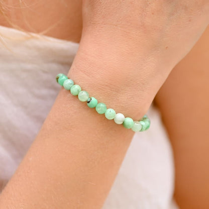 Bracelet Chrysoprase 6mm