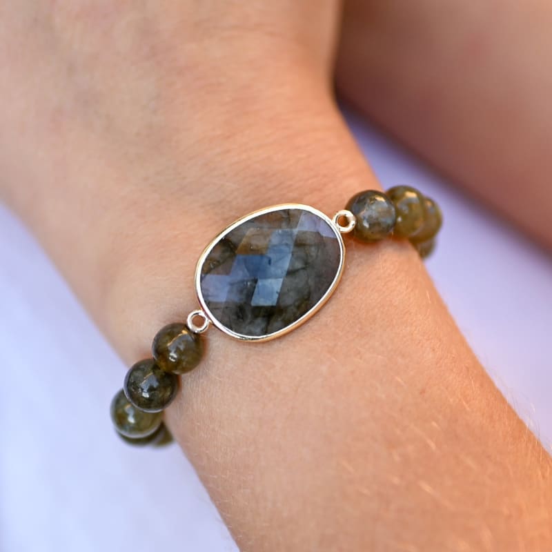 Bracelet Labradorite Femme