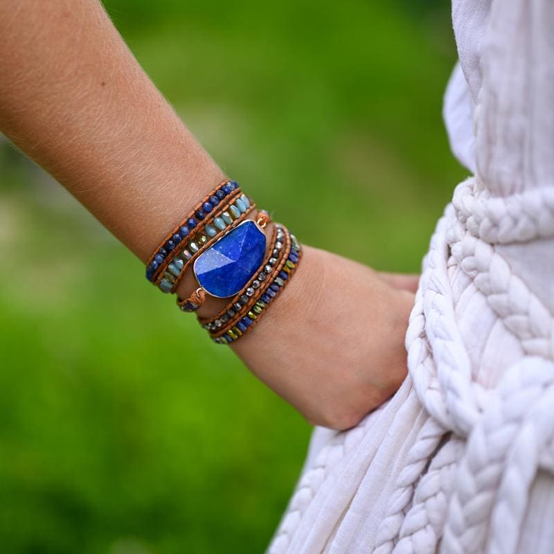 Bracelet Bohème lapis Lazuli