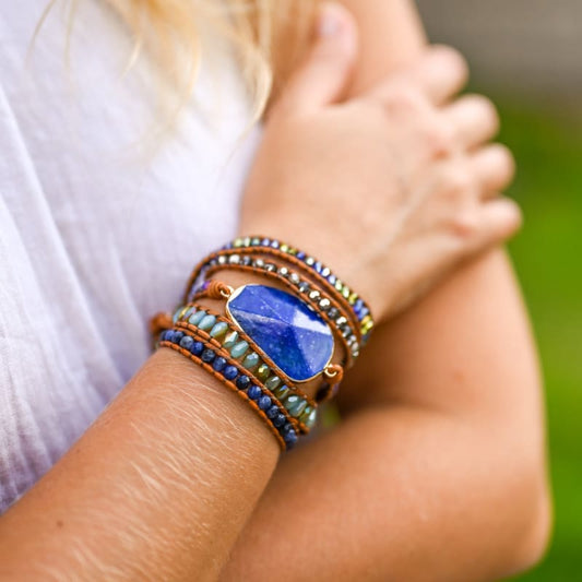 Bracelet Bohème lapis Lazuli