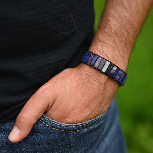 Bracelet lapis Lazuli et Améthyste