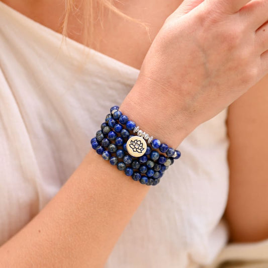 Bracelet Mala Lapis-lazuli