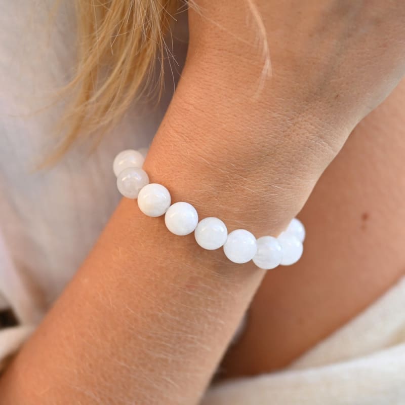 Bracelet Pierre Naturelle avec Perles d'Apatite pour Homme | Chakras Shop