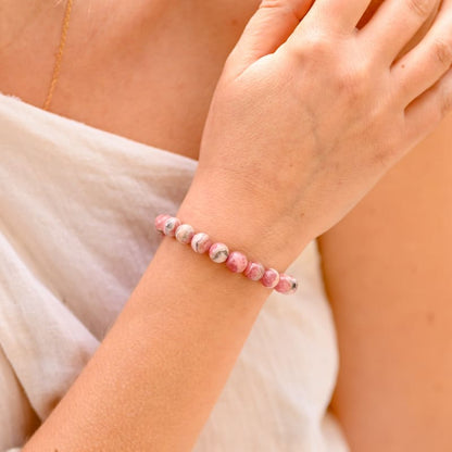 Bracelet Rhodochrosite 8mm