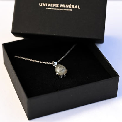 Collier Labradorite Argent