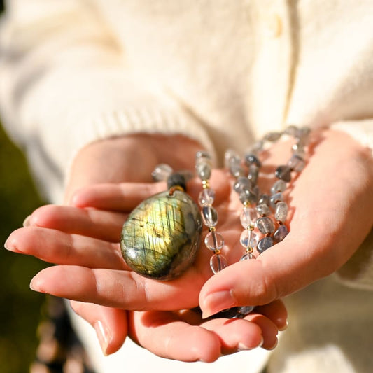 Collier Labradorite Yoga