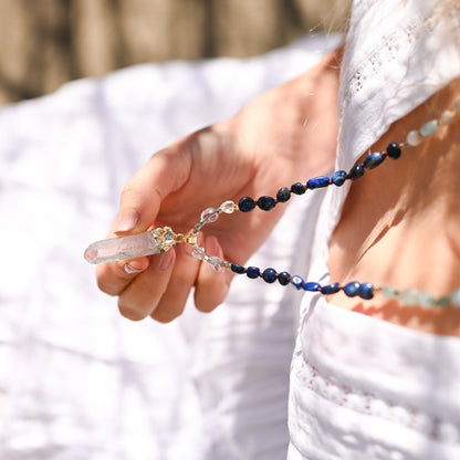 Collier Lapis lazuli Aura