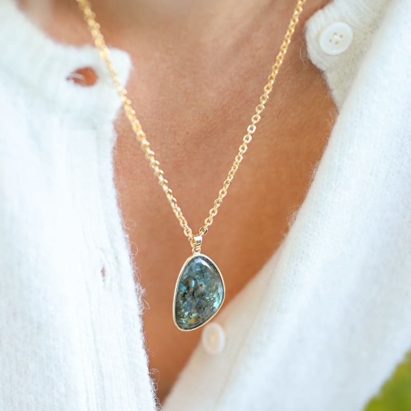 Collier en Labradorite