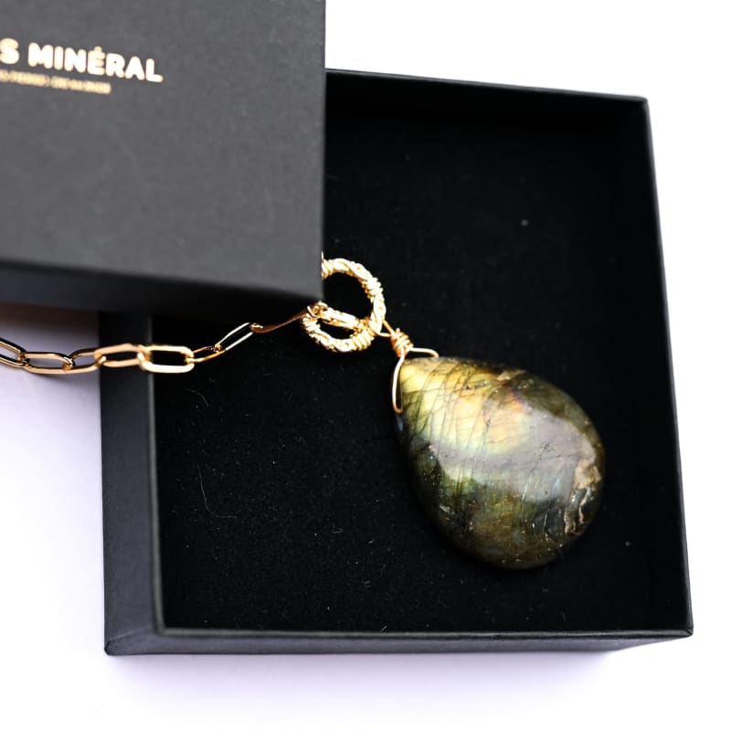 Pendentif Labradorite Goutte