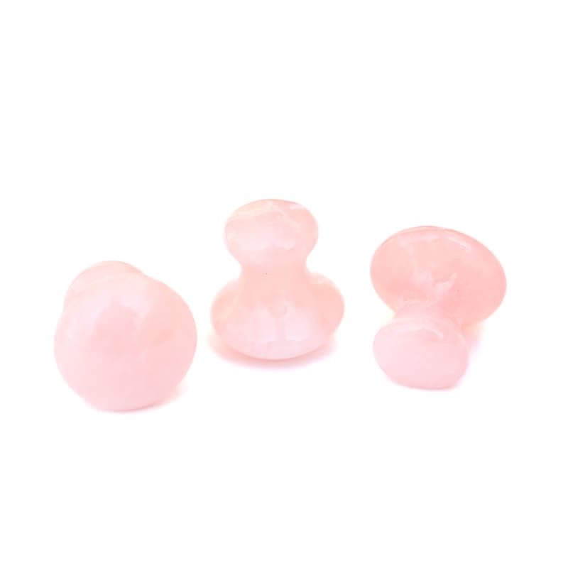 Pierre de massage en Quartz rose