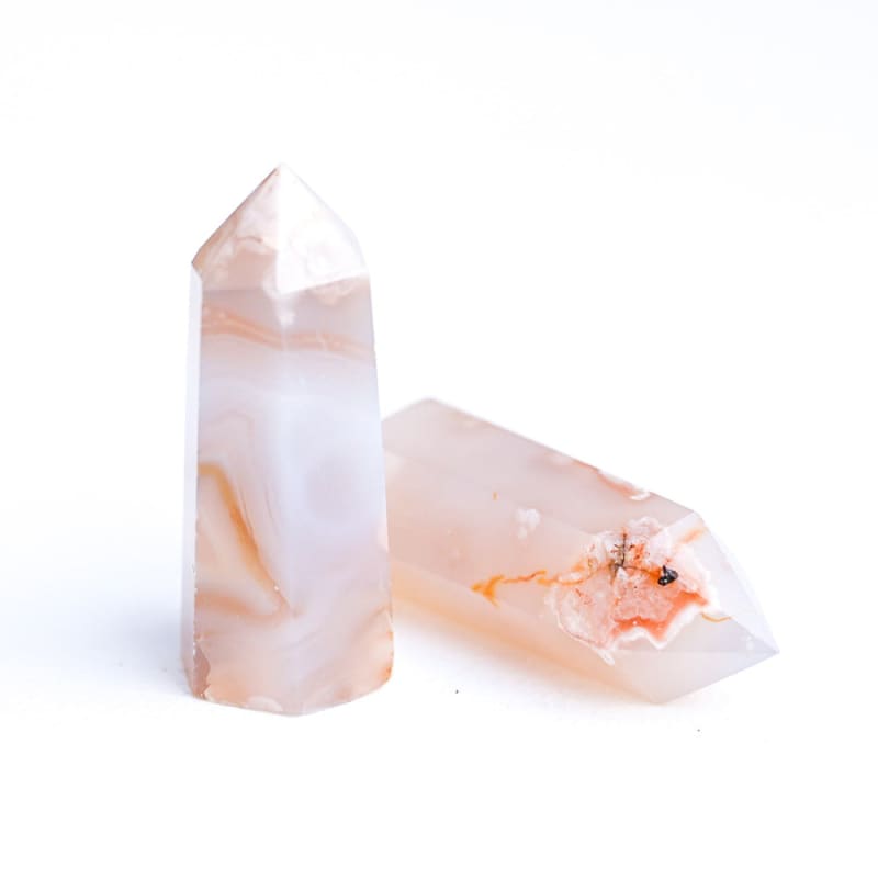 Agate Fleur Pointe | Grossiste Pierre Naturelle